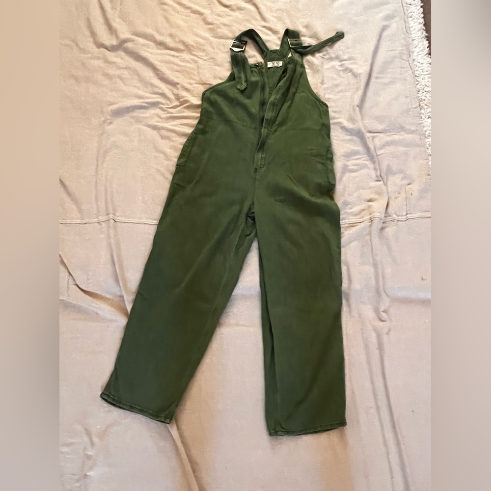 dreamy free people overalls. size extra small, run large.